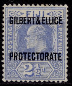 GILBERT AND ELLICE ISLANDS EDVII SG4, 2½d ultramarine, M MINT. Cat £19.