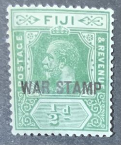 FIJI  1915  HALFPENNY ‘WAR TAX’ SG138  LIGHTLY MOUNTED MINT