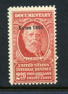 R603 $2.20 Series of 1952 Revenue Mint Stamp NH (Stock Bx 591)