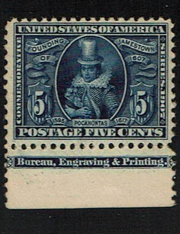 Scott #330 VF-OG-NH. SCV - $350.00