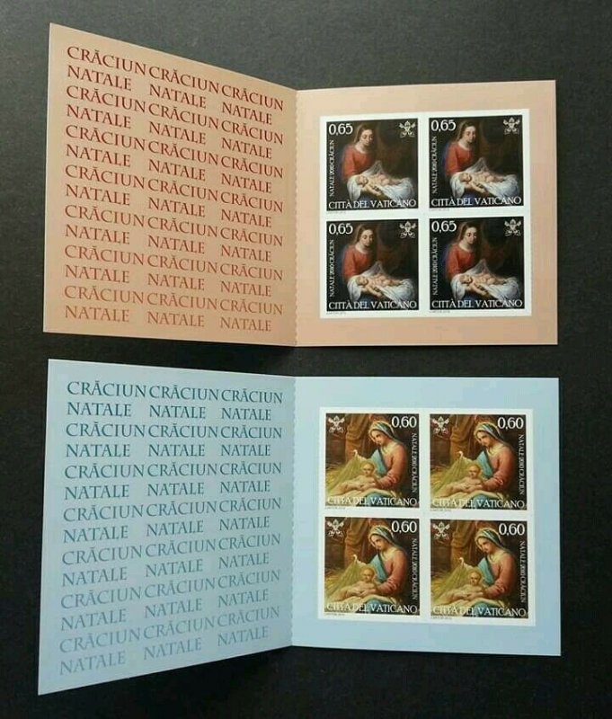 Vatican Romania Joint Issue Madonna And Child 2010 Christmas (booklet pair) MNH