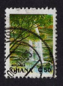 Ghana   #1357A  1991  used   50c  Boti falls