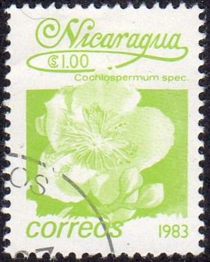 Nicaragua 1212 - Cto - 1cor Flower (1983)