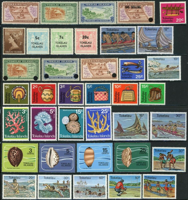 TOKELAU Islands Postage Stamp Collection 1948-1992 Mint NH OG