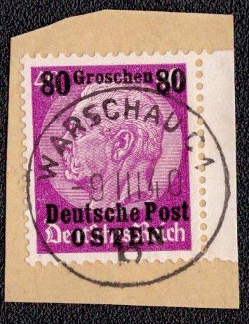 Poland German Occupation N27 1940 Used