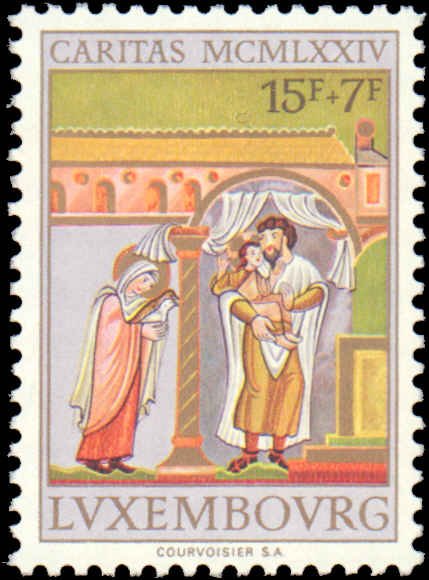 Luxembourg #B297-B301, Complete Set(5), 1974, Never Hinged