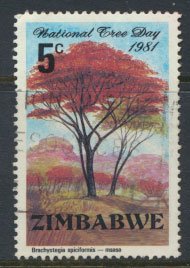 Zimbabwe  SG 606  SC# 442 Used Tree Day    see detail and scan