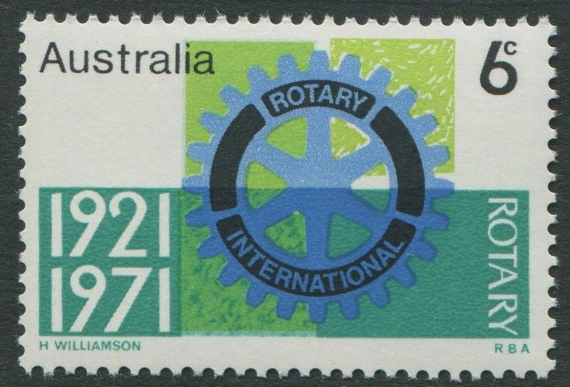 50 YEARS OF ROTARY IN AUSTRALIA 1971 - MNH (R04-RR) 