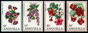 ANGUILLA SG72/5 1969 FLOWERS MNH