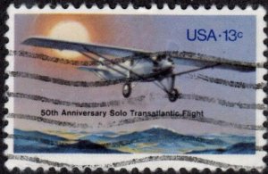 United States 1710 - Used - 13c Lindbergh Spirit of St Louis (1977)