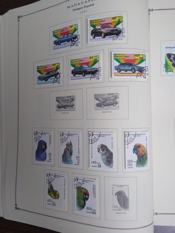 collection on pages Madagascar 1954-94 HU: SMOKY!! CV $126