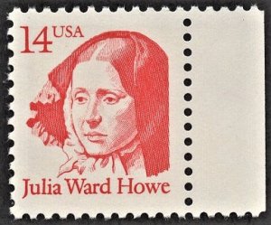 US 2176 MNH VF 14 Cent Julia Ward Howe Abolitionist