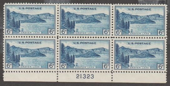 U.S. Scott Scott #745 Crater Lake National Park Stamp - Mint NH Plate Block