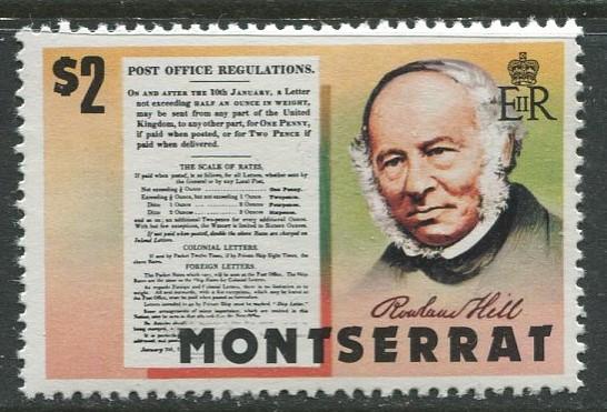 Montserrat - Scott 409 - Centenary of UPU -1979 - MNH -Single $2.00 Stamp