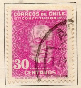 Chile 1931-34 Early Issue Fine Used 30c. 112871