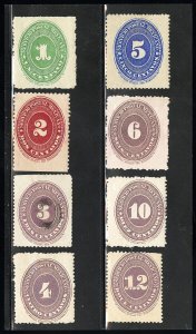 Mexico Stamps # 174-81 MH VF Scott Value $115.00