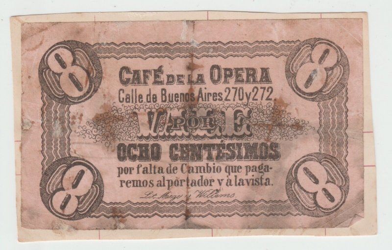 Argentina revenue fiscal stamp 10-31-22- as seen on piece- larger item