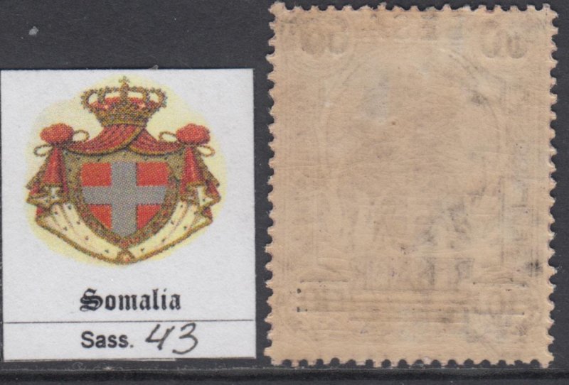 Italy Somalia n. 43  cv 110$  MNH**