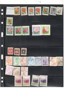 VIETNAM COLLECTION ON STOCK SHEET MINT/USED
