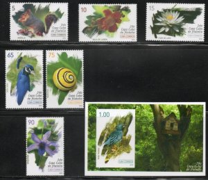 CUBA Sc# 5993-5999  BIRDS BIRDS BIRDS Havana Philex CPL SET OF 6 + SS  2017  MNH