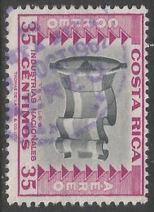 COSTA RICA C233 VFU FLAG T543-2