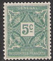 Senegal #J12 Postage Due NG