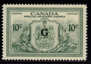 CANADA QEII SG OS21, 10c green, NH MINT. Cat £23.