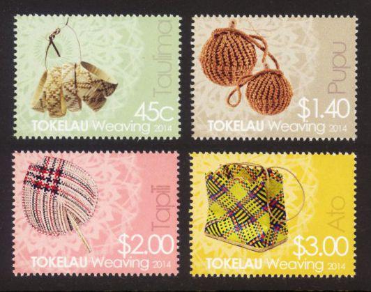 Tokelau Sc# 423-6 MNH Weaving