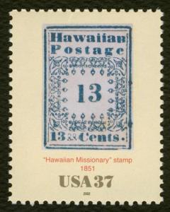 #3694a-d 37c Hawaiian Missionary Stamps, Singles, Mint **ANY 5=FREE SHIPPING** 