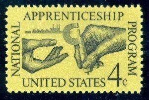 SCOTT  1201  APPRENTICESHIP  4¢  SINGLE  MINT NEVER HINGED