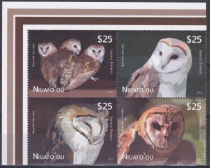 Niuafo`ou, Fauna, Birds, Owls MNH / 2013