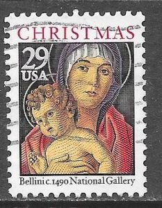 USA 2710: 29c Madonna and Child by Giovanni Bellini, used, VF