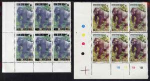 Nigeria 2008 WWF - Gorilla N20 perf essay trial with an o...