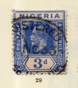 Nigeria 1920s Early Issue Fine Used 3d. NW-170218