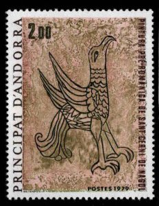 Andorre (French) Andorra Scott 271 MNH* Falcom Painting Pre Roman