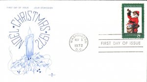 #1472 Santa Claus Rose Craft FDC