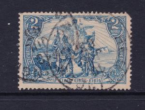 Germany the scarce 2M from 1902 lines not shading used