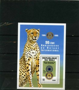 MALI 1995 WILD ANIMALS LEOPARD S/S MNH