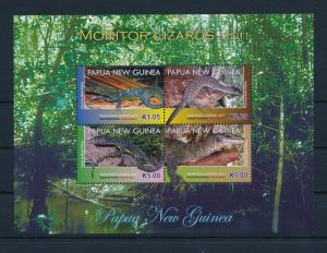 [39240] Papua New Guinea 2011 Amphibians Lizards MNH Sheet