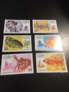 Cuba sc 3571-3576 MNH comp set Fish