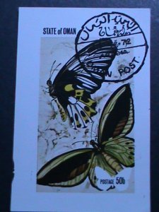 ​STATE OF OMAN-1976-BICENTENARY OF AMERICAN REVOLUTION- IMPERF-CTO-S/S VF