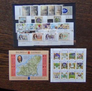 Guernsey 1986 Ships Birthday Europa Sport Wedding Xmas 1987 Andros Survey MNH