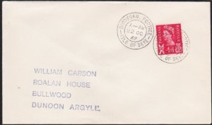 GB SCOTLAND 1969 cover DUNVEGAN PORTREE / ISLE OF SKYE cds.................A9395