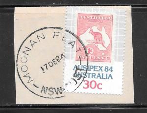 Just Fun Covers Australia #925 Used MOONAN FLAT NSW- AUST DEC/17/1984 Single.