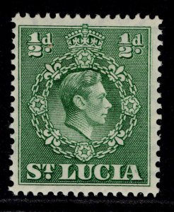 ST. LUCIA GVI SG128, ½d green, M MINT. 