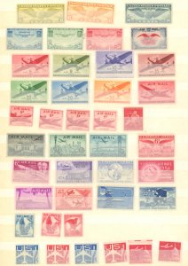 U.S. #AIR MAIL MINT SET OG MOSTLY NH