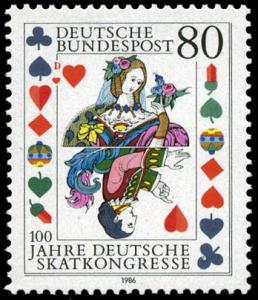 Germany 1470 MNH  - Skat Card