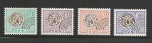 France MNH sc# 1487-90 Galic Coin 2014CV $5.95