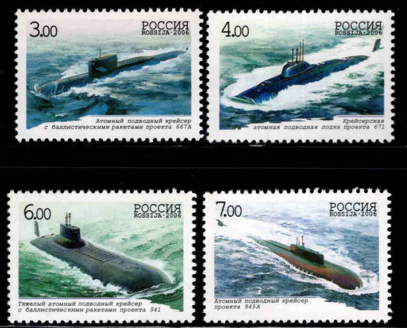 Russia Scott 6946-6349 MNH** Submarine stamp set