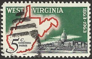 # 1232 USED WEST VIRGINIA STATEHOOD 100TH ANNIV.